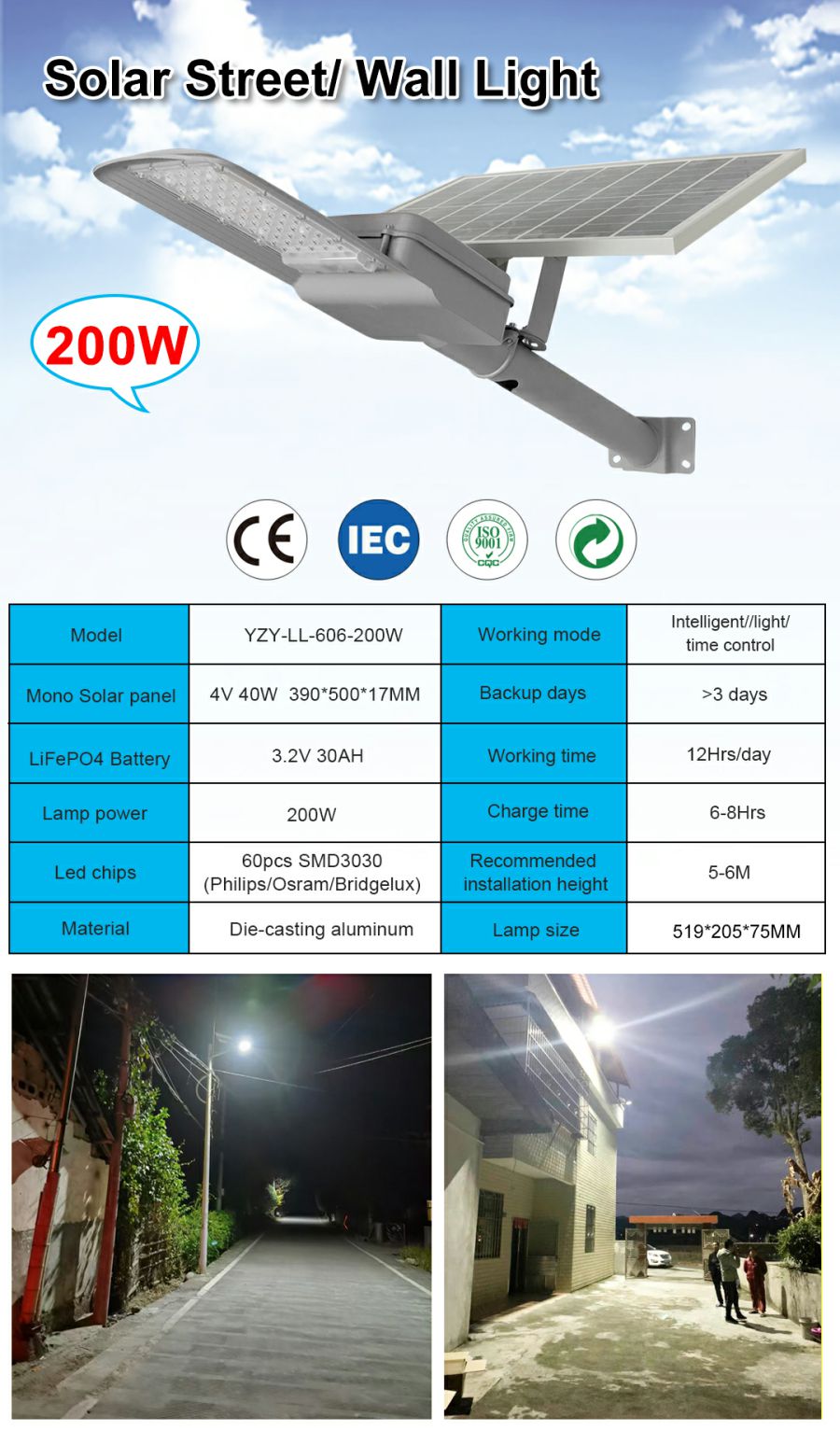 YZY-LL-606 street lamp