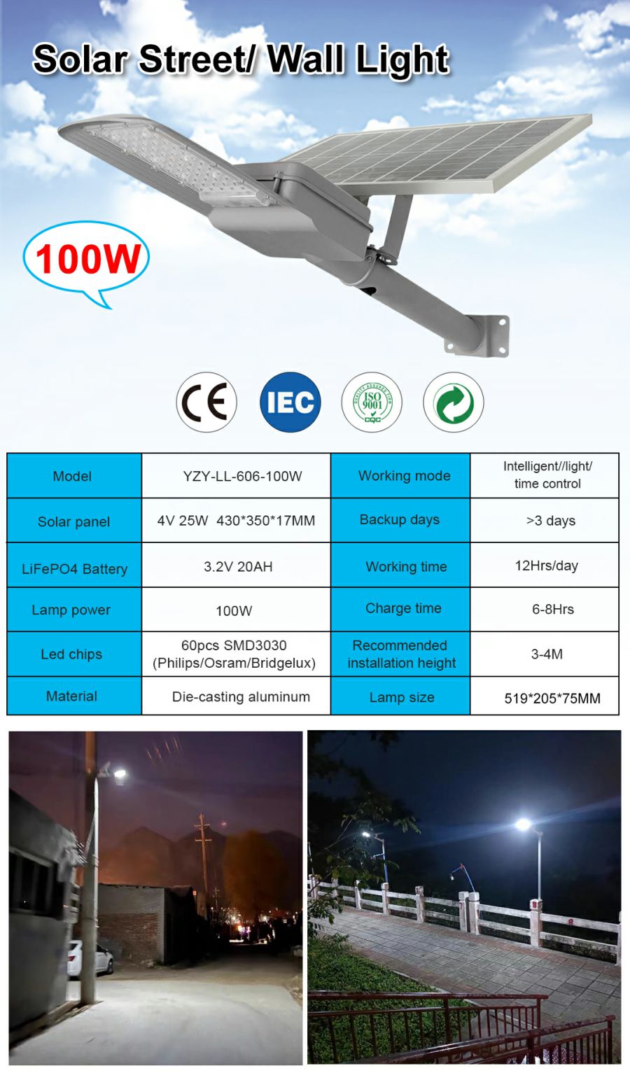 YZY-LL-606 street lamp